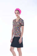Modest Swimwear – Colourful Leopard (Short)