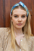 Thin Turban Head Covering –Satin Paisely