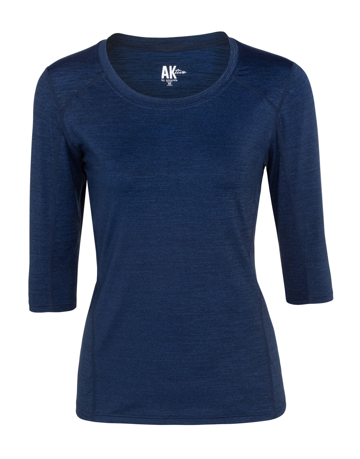 Dark Blue 3/4 sleeves sport shirt