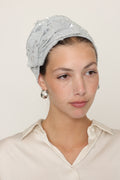 Silver Sequin Bow Scarf- Full or Partial Coverage