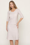 Crochet Modest Swimwear with 3/4 Sleeves