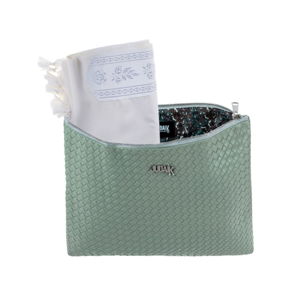 Blue Label Green 3D Faux Leather Tallit Bag