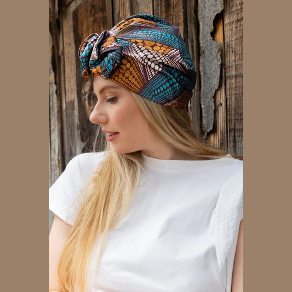 African Print Hat