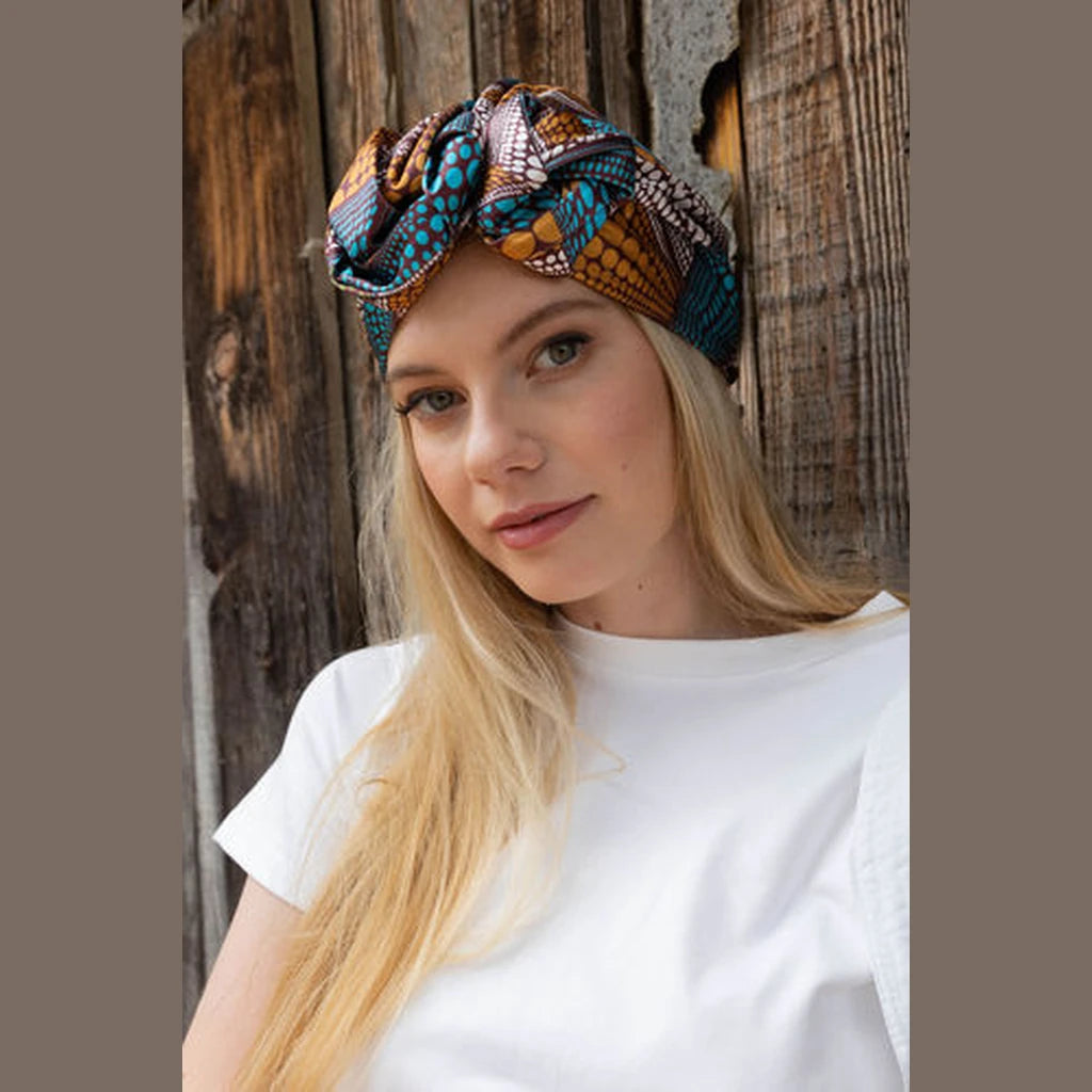 African Print Hat