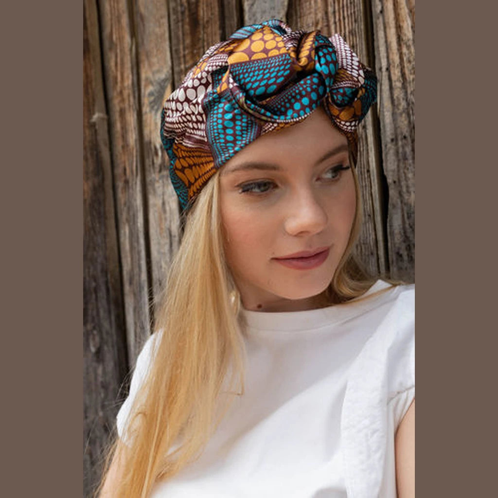 African Print Hat