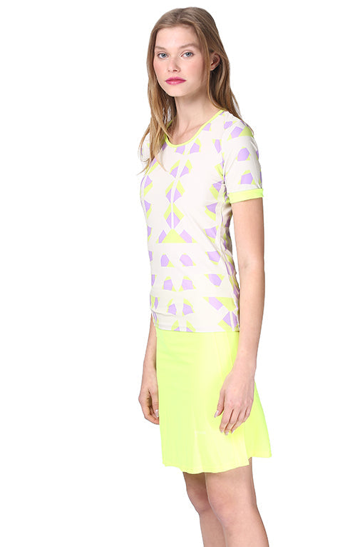 Modest Swimwear – Yellow Neon (Short)