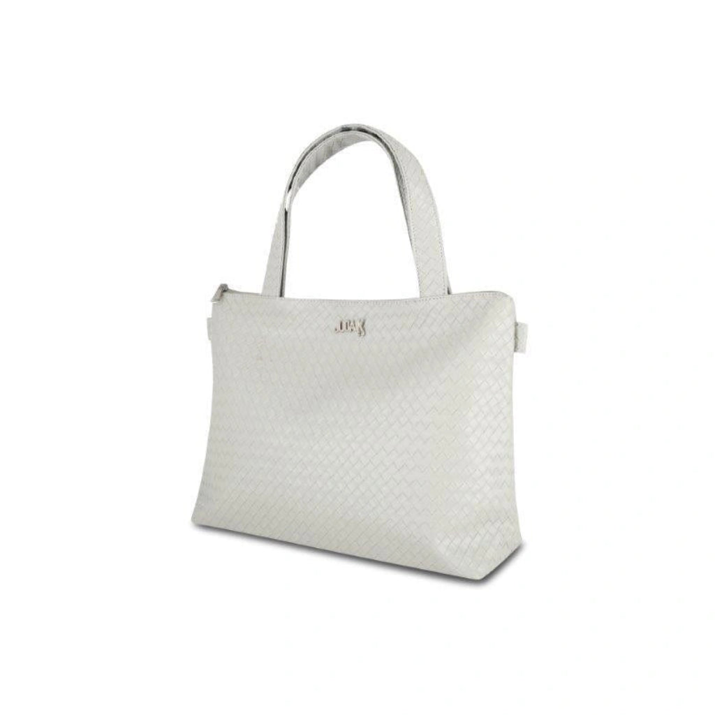 תיק TOTE לתינוק לעגלה – Blue Label בד ודמוי עור אפור