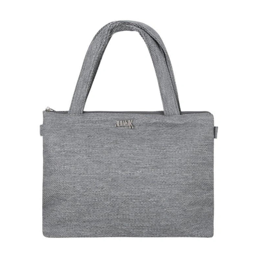 Personalized Baby Tote Stroller Bag – Gray & Light Blue