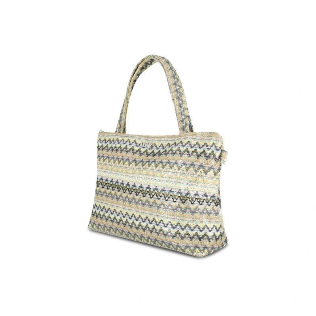Baby Tote Stroller Bag – Colorful Zigzag