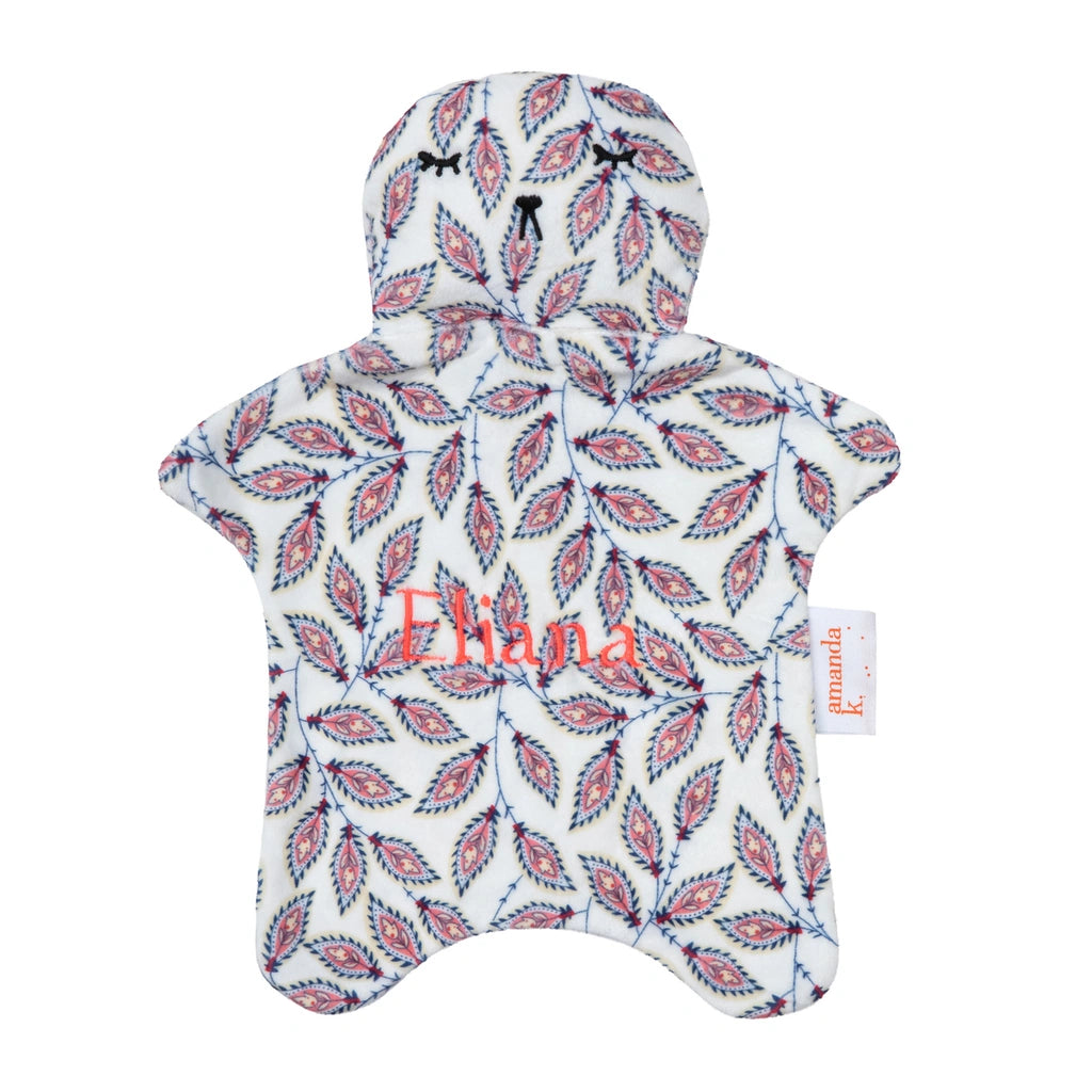Personalized Baby Comfort Doll – Red Leaves