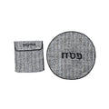 Black Tweed Matzah and Afikoman Cover Set