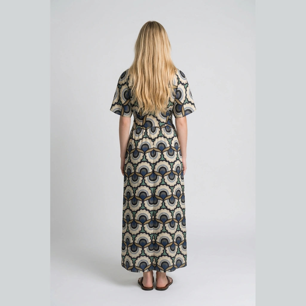 Boho Tropical Maxi Dress