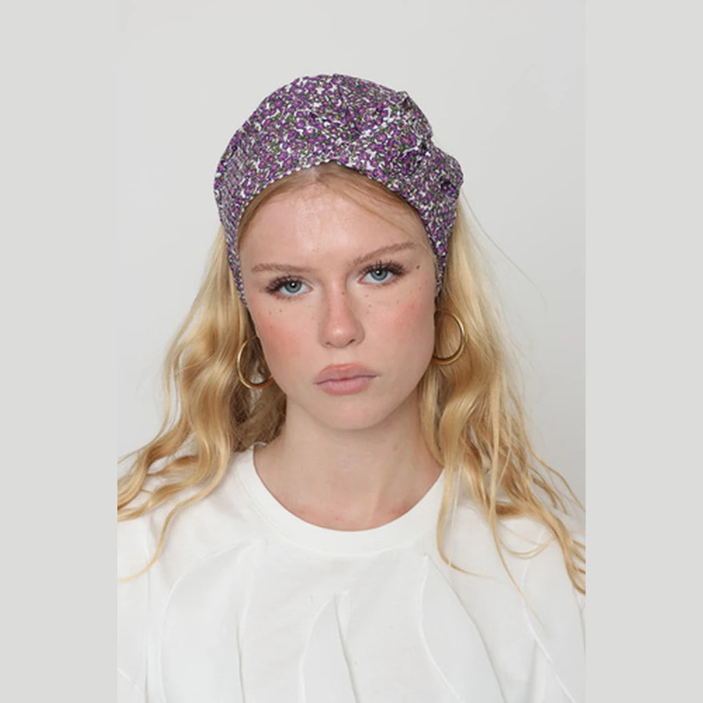 Purple Sequin Headwrap