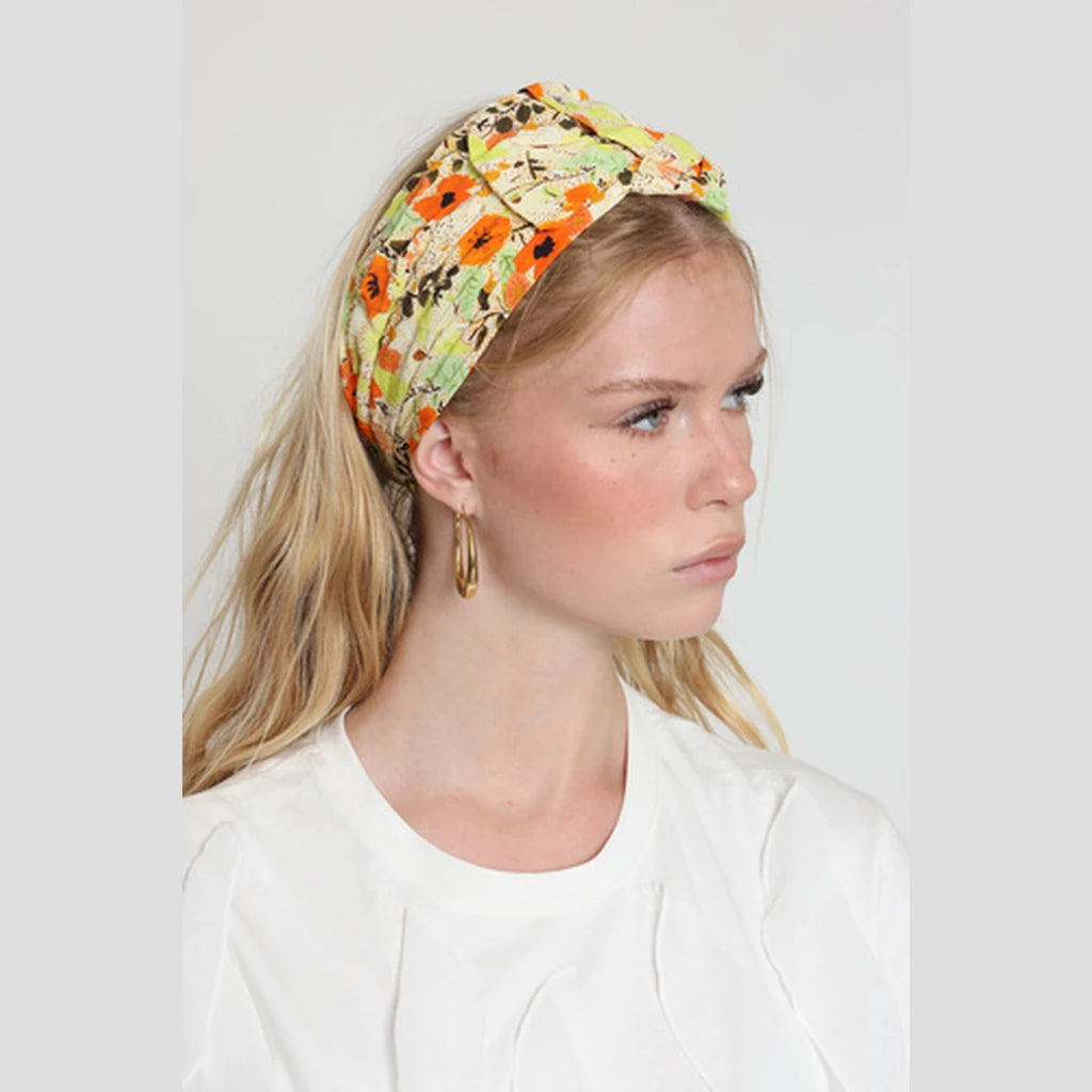 Yellow Floral Headwrap