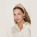Pink Glitter Small Bow Headband