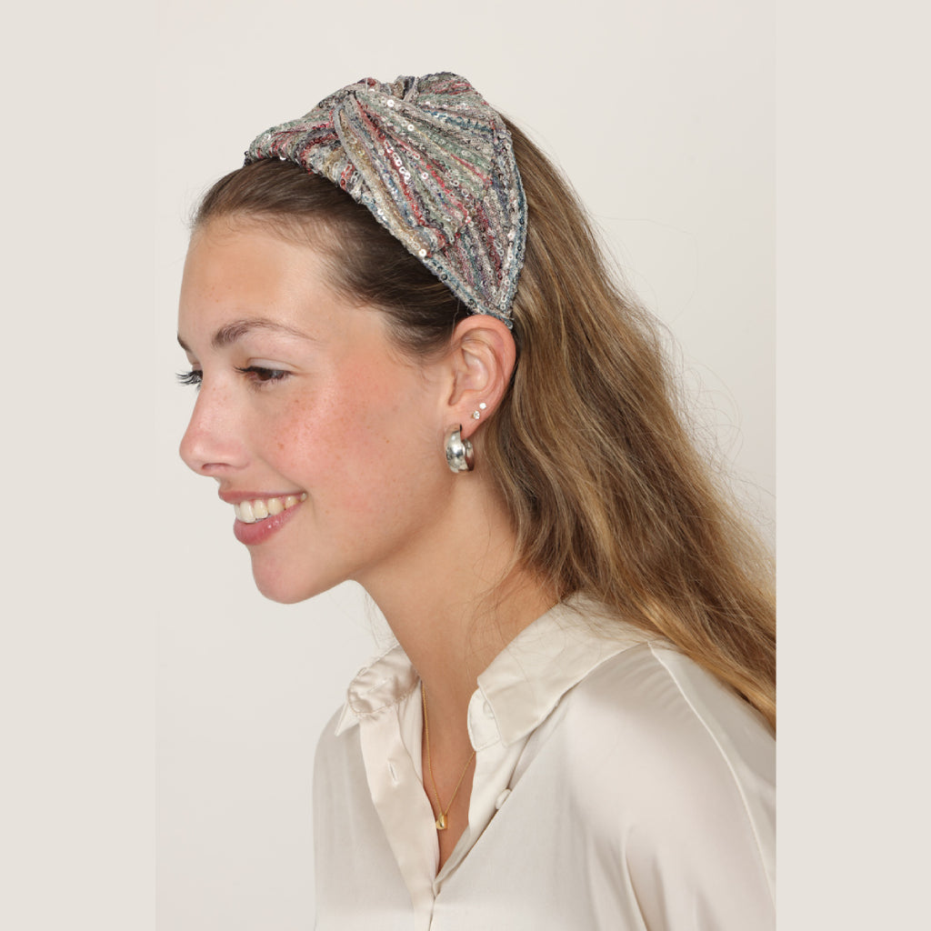 Colorful Glitter Bow Headband