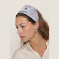 Purple Satin Small Bow Headband