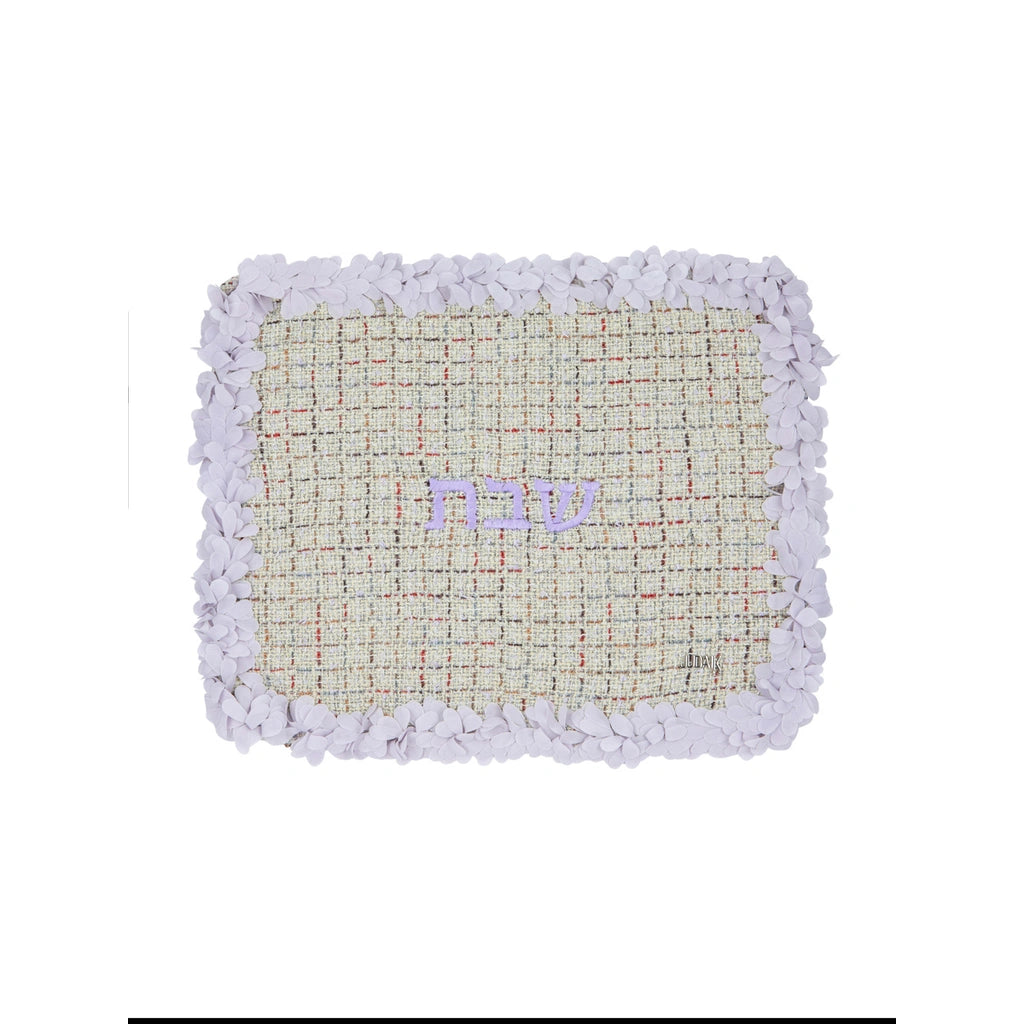 Purple Leaves Challah Cover