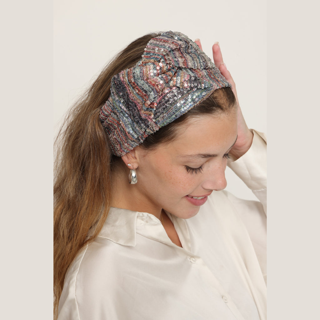 Colorful Glitter Headwrap