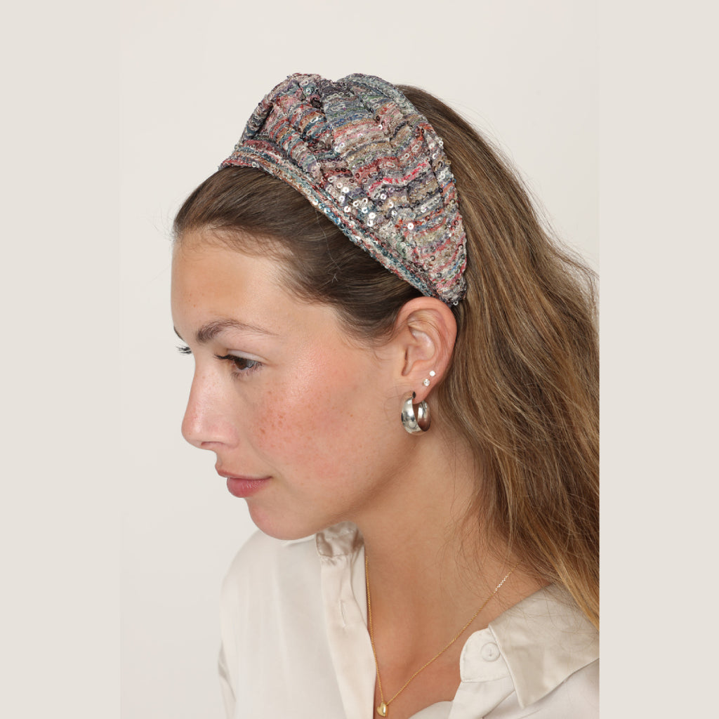 Colorful Glitter Turban Headband