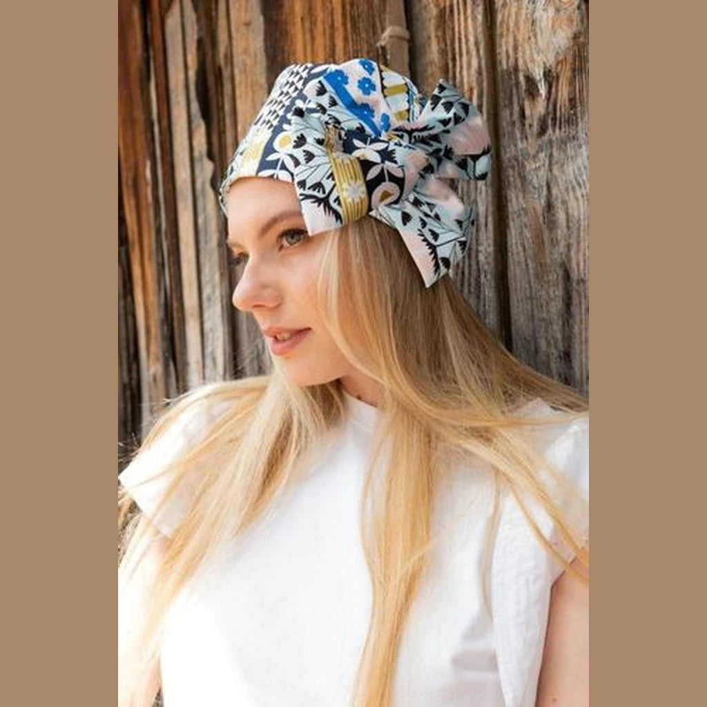 Floral Print Partial / Full Coverage Headwrap