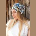 Floral Print Partial / Full Coverage Headwrap