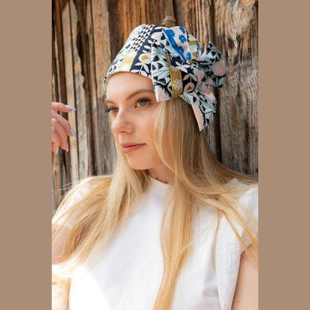 Floral Print Partial / Full Coverage Headwrap