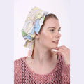 Pastel Print Jersey Partial / Full Coverage Headwrap
