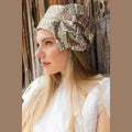 Pink Paisley Partial / Full Coverage Headwrap