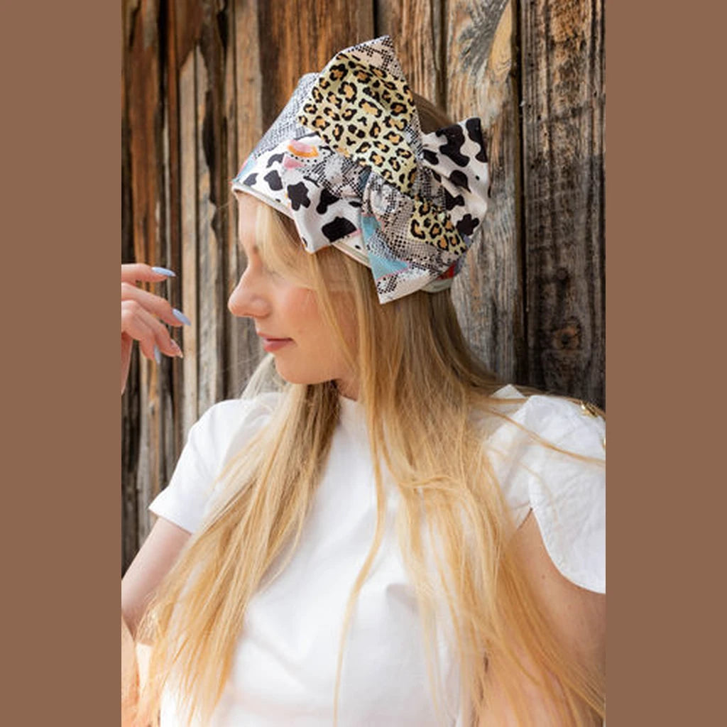 Snake Print Partial / Full Coverage Headwrap