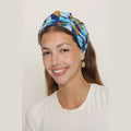 Blue Cotton Headwrap