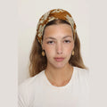 Brown Cotton Headwrap