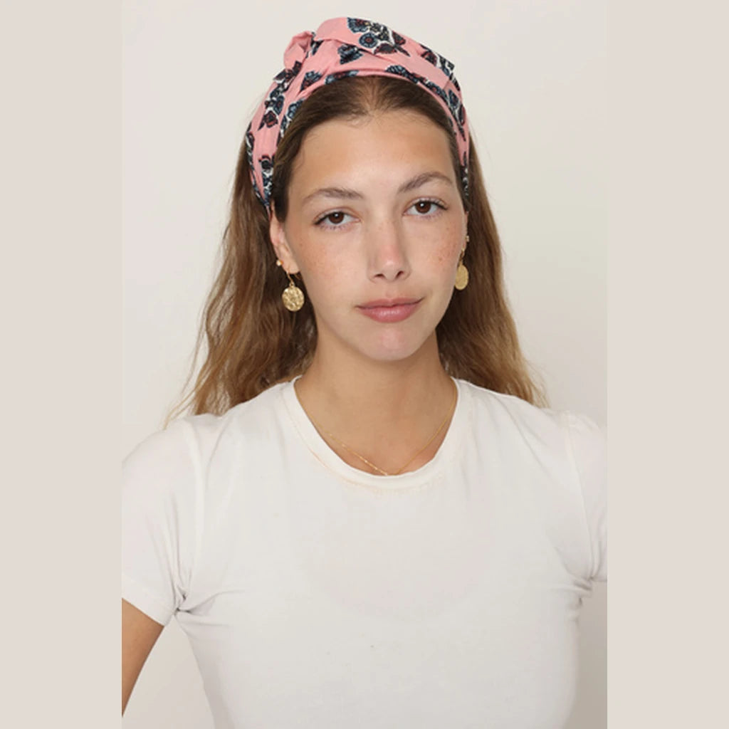 Pink Cotton Headwrap
