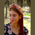 Orange Floral Headband
