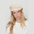 Off-White Crochet Beret