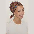 Burgundy Cotton Bow Scarf – Full or Partial Coverage