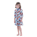 Flowers Two-Piece Modest Swimsuit