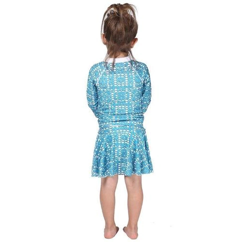 Turquoise Two-Piece Modest Swimsuit