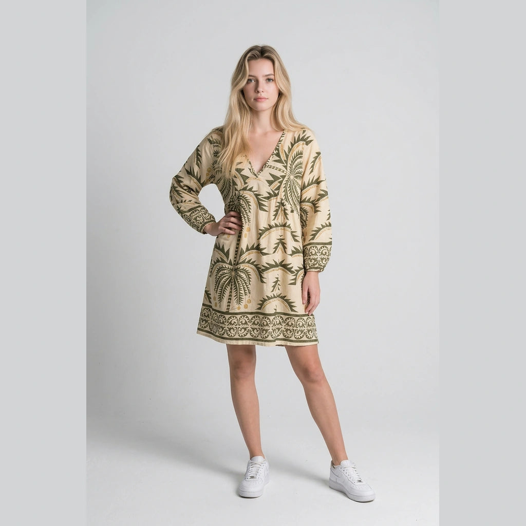 Short Golden Crown Dress