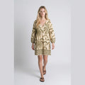 Short Golden Crown Dress