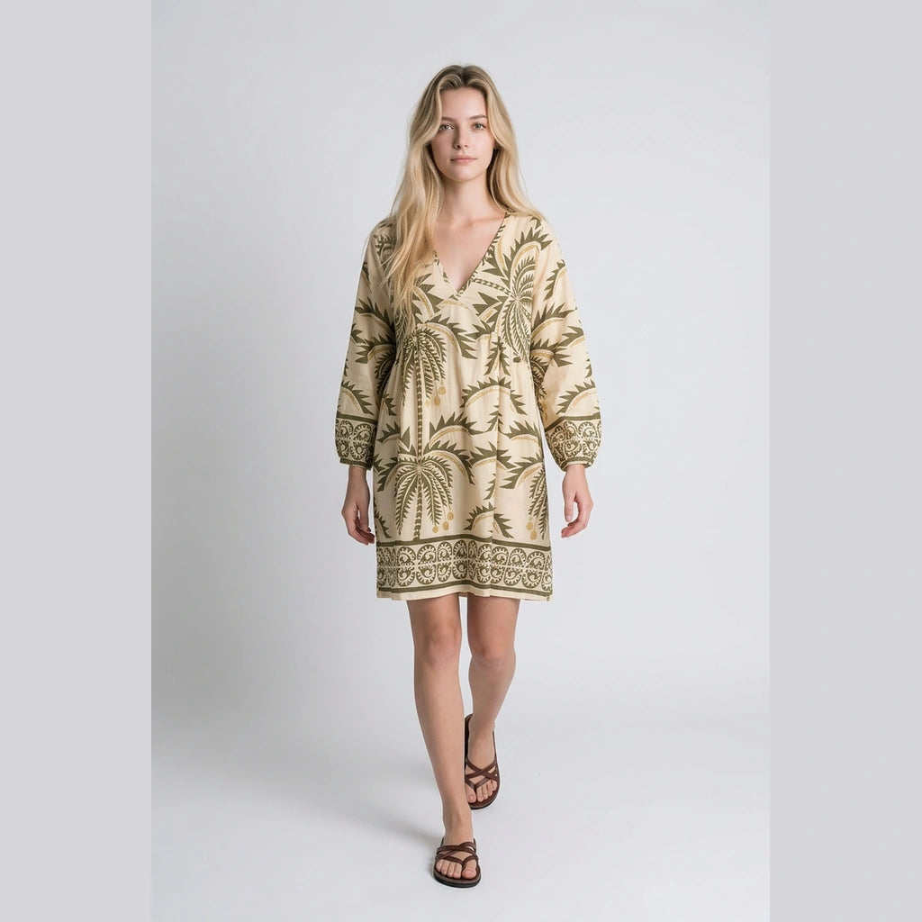 Short Golden Crown Dress