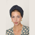 Partial & Full Coverage Knitted Turban Head Covering – Gray