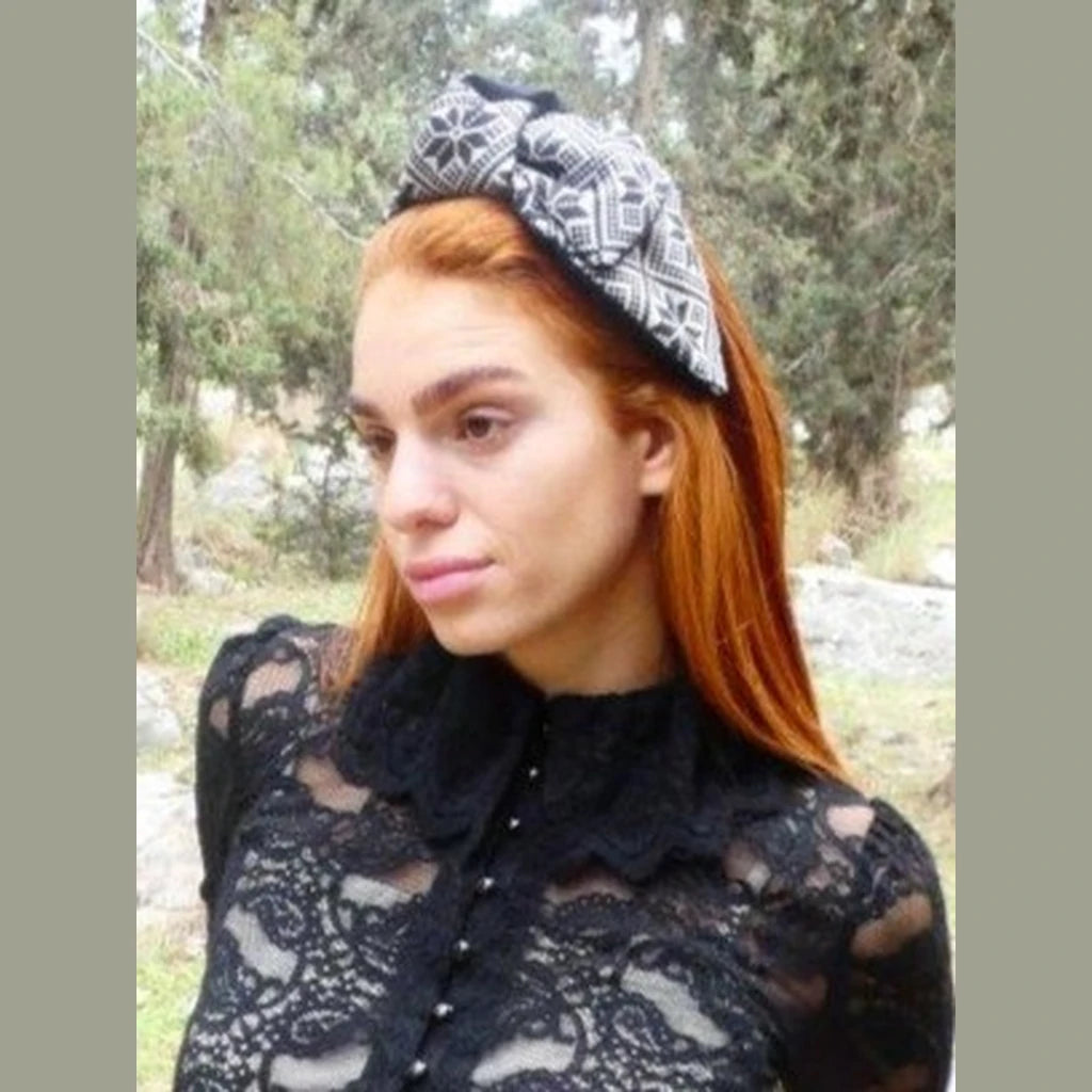 Black White Headband