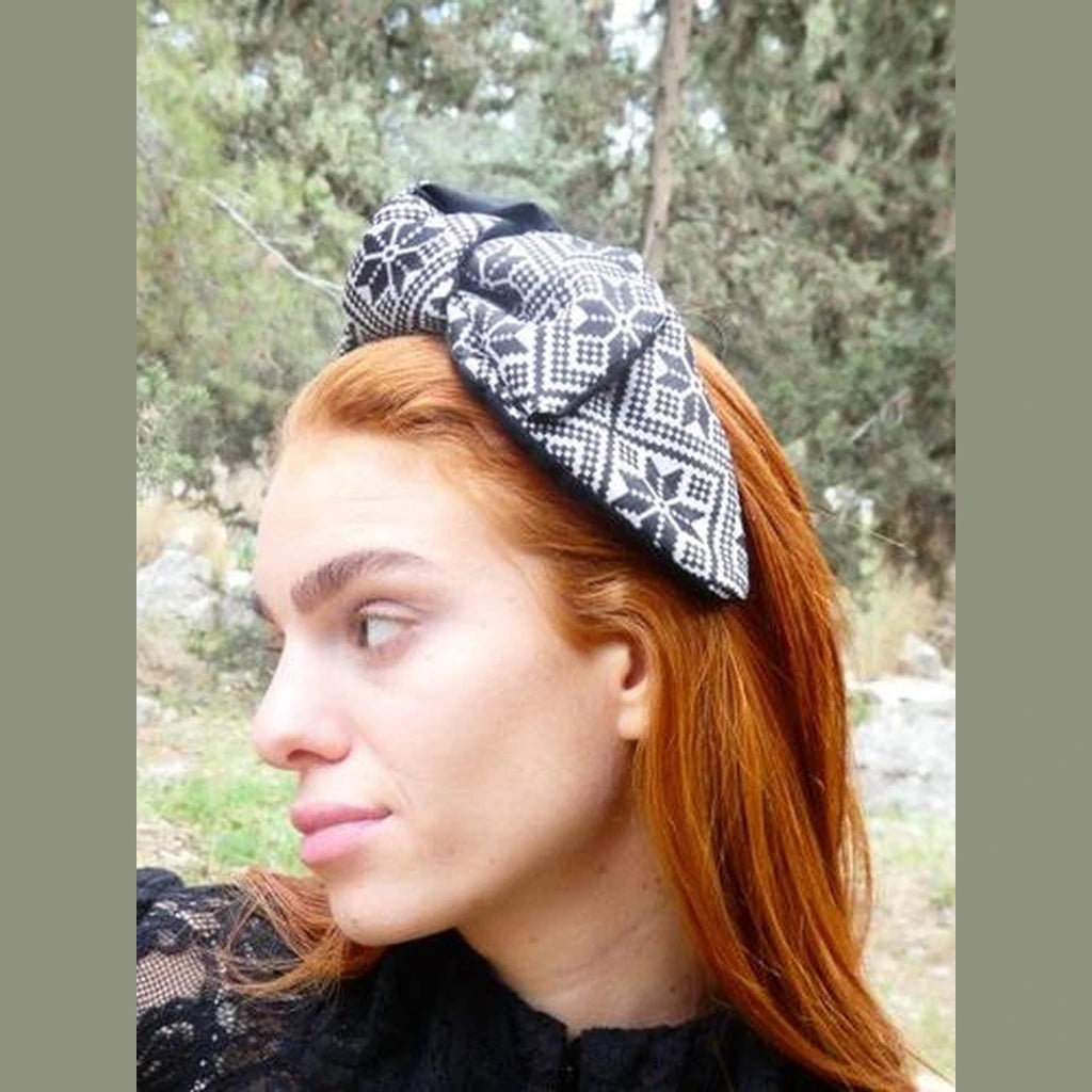 Black White Headband