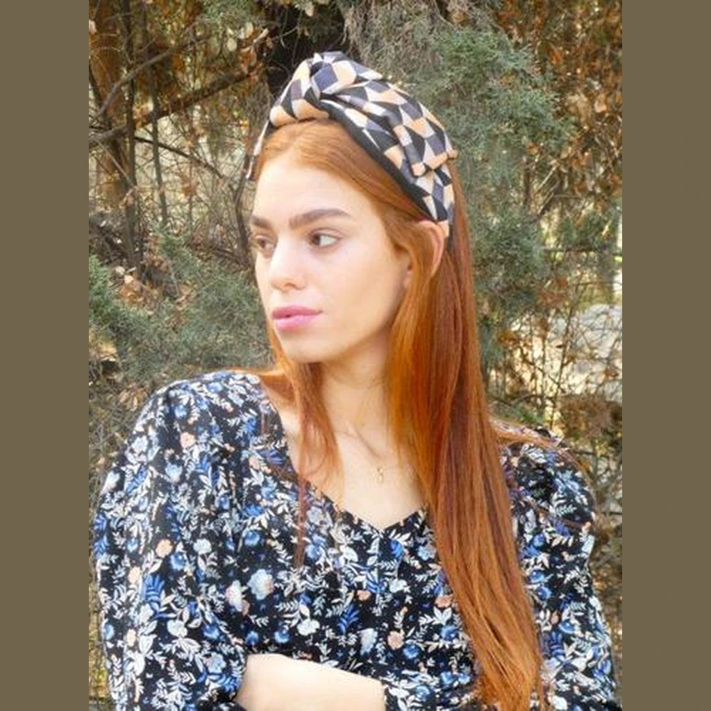 Title: Mustard Gray Headband