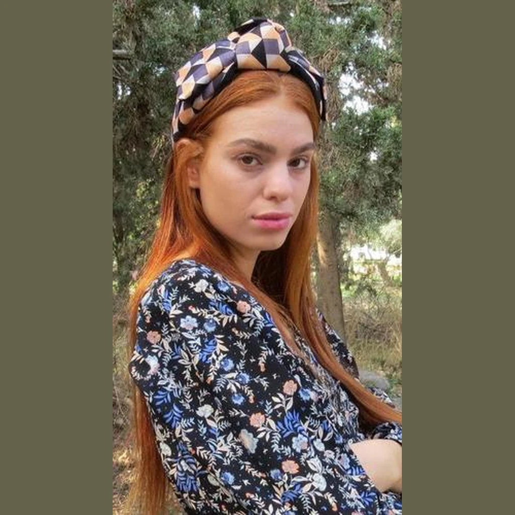 Title: Mustard Gray Headband