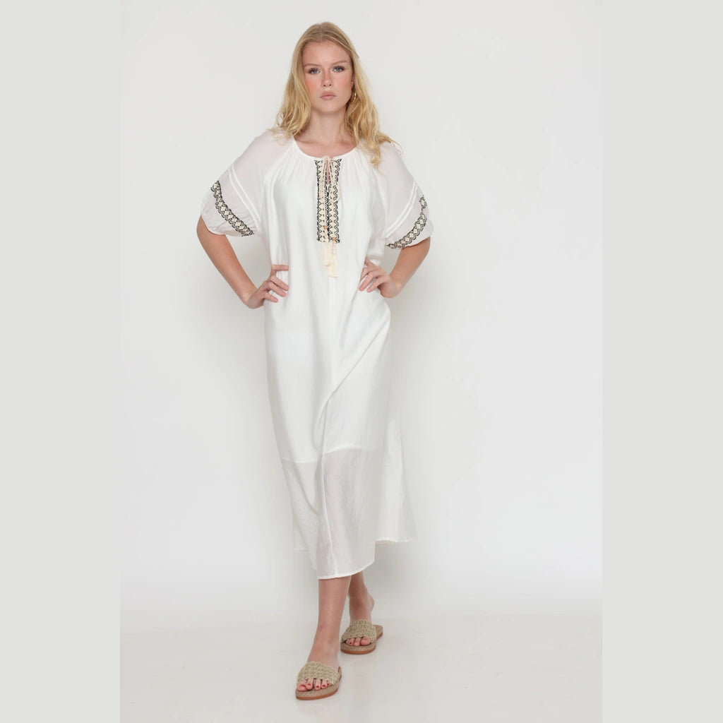 White Jalabiya Dress