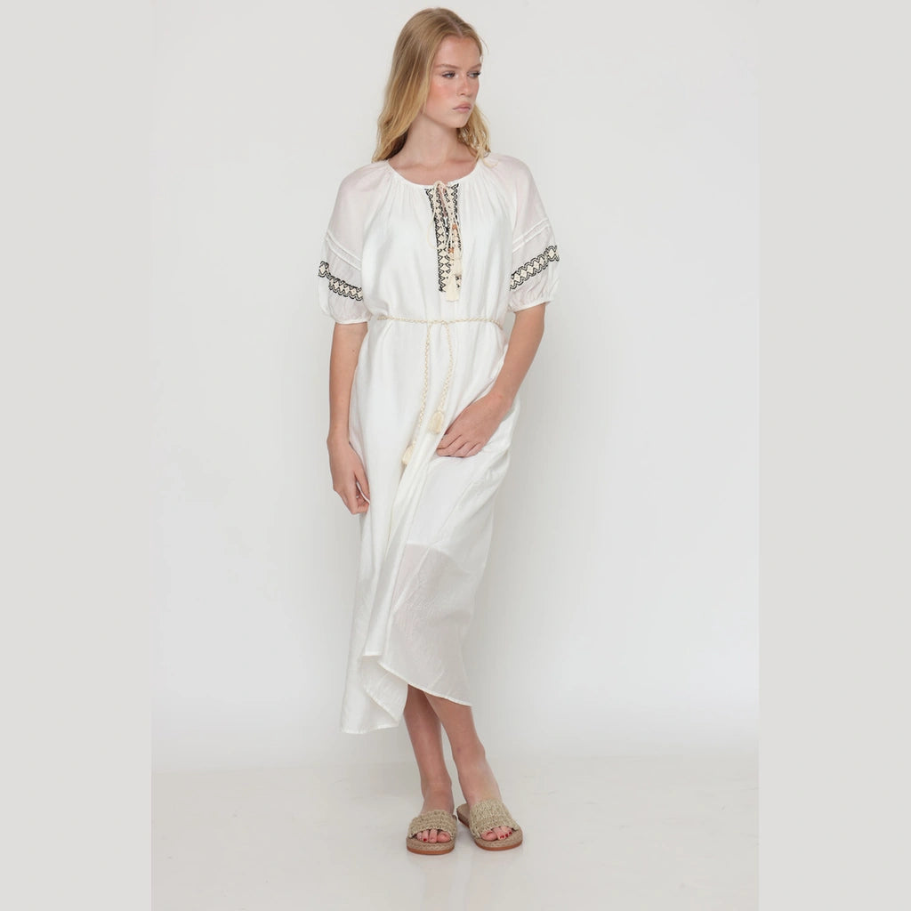 White Jalabiya Dress