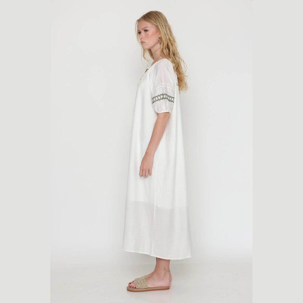 White Jalabiya Dress