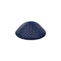 Blue Label Faux Leather Kippah – Blue
